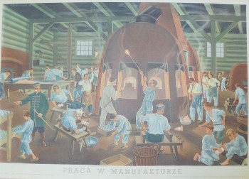 Romanowicz Antoni:Praca w manufakturze,1950